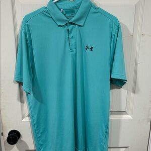 Under Armour Men's Aqua Polo Shirt